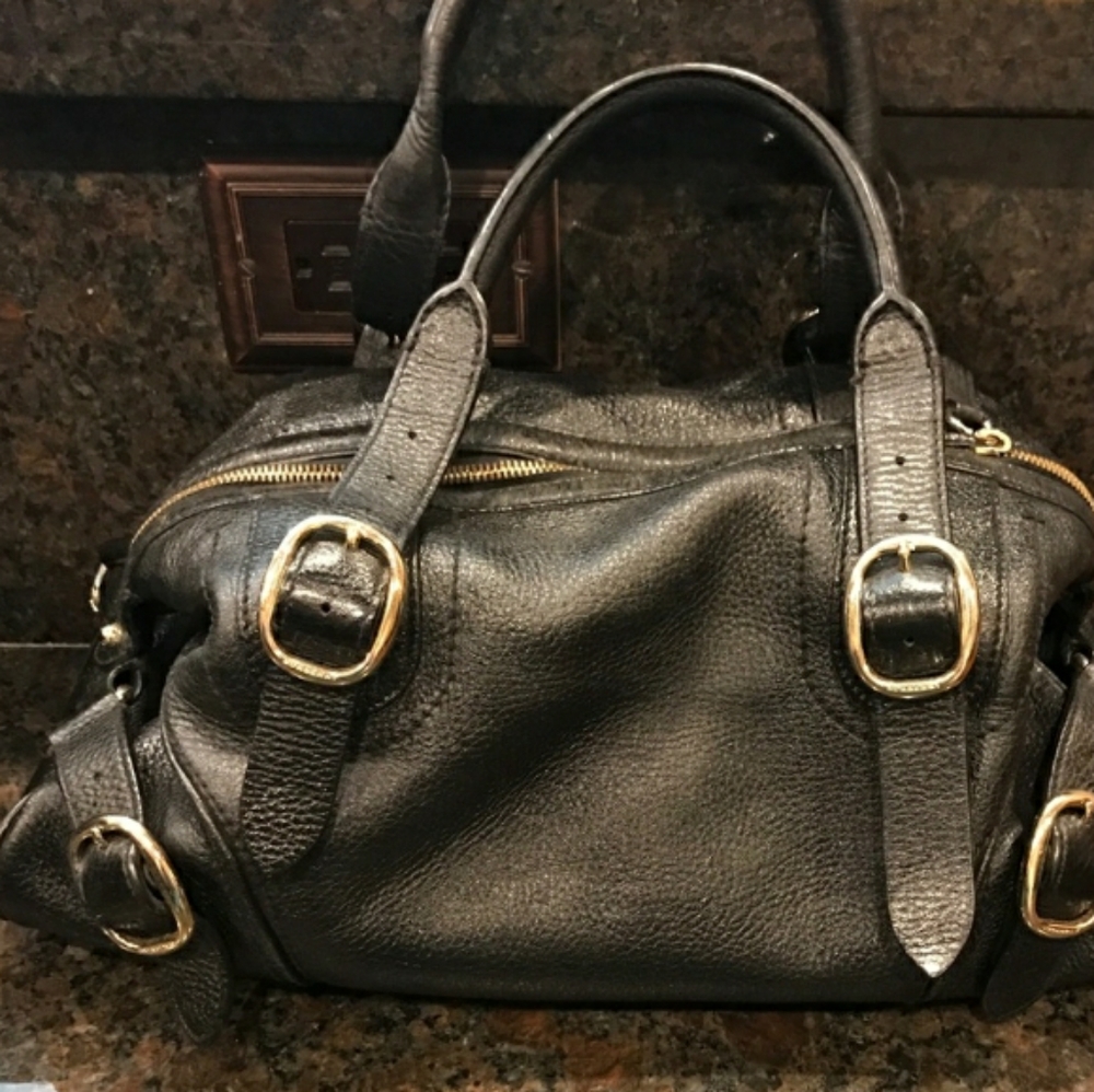 Authentic Burberry leather bag